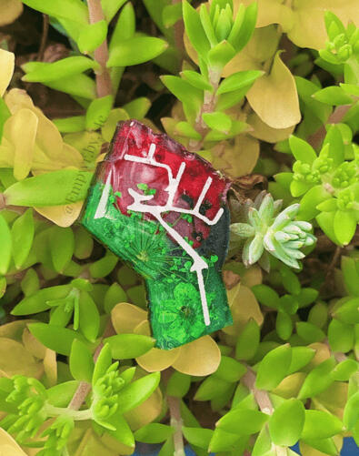Sudan Flower Power Donation Pin Sudan Flower Power Donation Pin